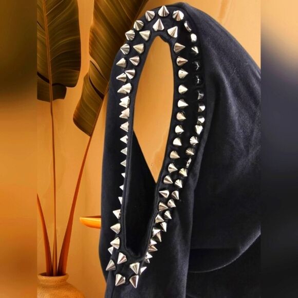 GoodTime Black Rhinestone Shirt - Picture 3 of 5